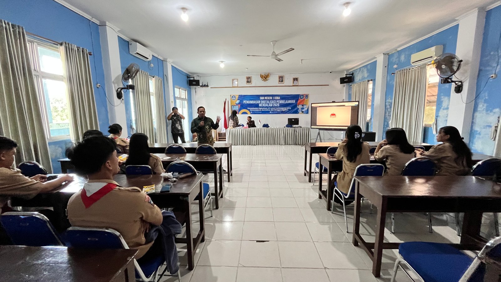 sosialisasi STAKIN di SMA Negeri 1 Koba